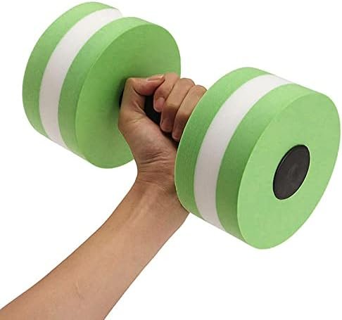 Swimming Pool Dumbbells Set Of 2 High-Density Eva Foam Dumbb...