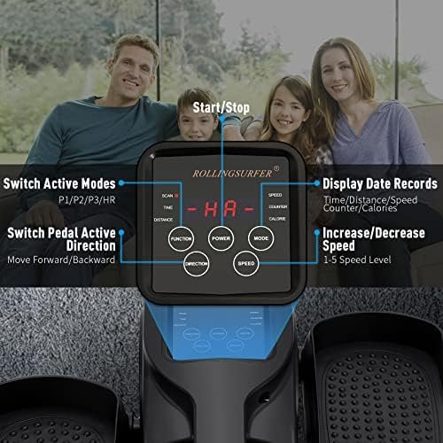 Under Desk Elliptical Machine, Adjustable Speeds Elliptical ...