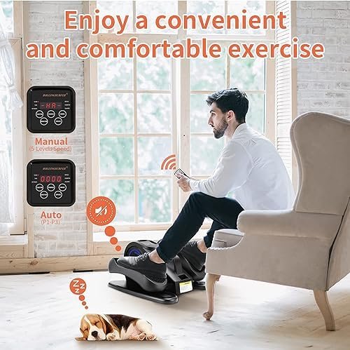 Under Desk Elliptical Machine, Adjustable Speeds Elliptical ...