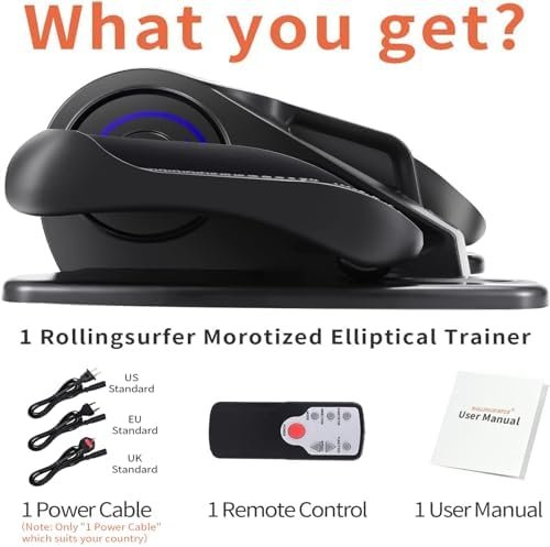 Under Desk Elliptical Machine, Adjustable Speeds Elliptical ...