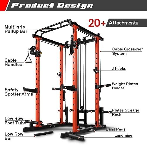RitFit Power Cage with Optional LAT PullDown/Cable Crossover...