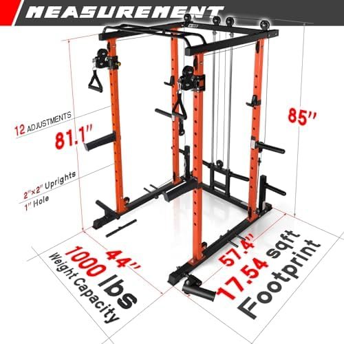 RitFit Power Cage with Optional LAT PullDown/Cable Crossover...