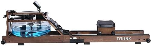 Water Rowing Machine for Home Gym Fitness, Classic Wood Rowe...