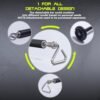 Resistance Band Bar, Length-Adjustable Detachable Heavy Duty...