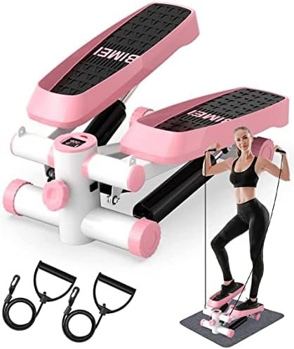 Stepper, Mini Stair Steppers with Resistance Bands, Aerobic ...
