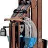 Water Rowing Machine for Home Gym Fitness, Classic Wood Rowe...