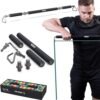 Resistance Band Bar, Length-Adjustable Detachable Heavy Duty...