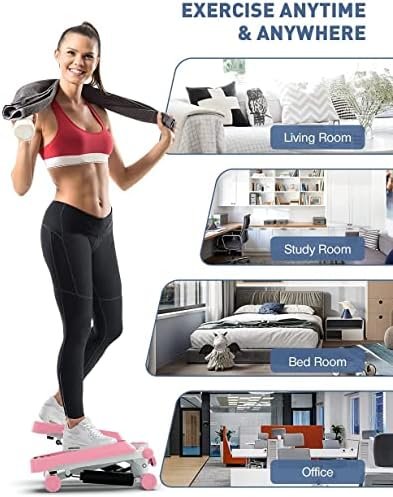 Stepper, Mini Stair Steppers with Resistance Bands, Aerobic ...