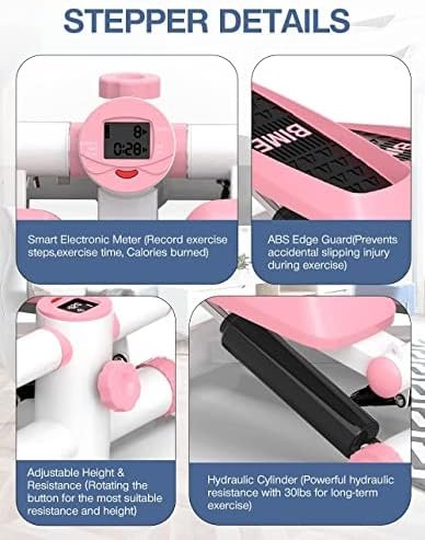 Stepper, Mini Stair Steppers with Resistance Bands, Aerobic ...