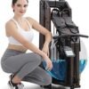 Water Rowing Machine for Home Gym Fitness, Classic Wood Rowe...