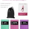 Fabric Resistance Bands, 3 Level Non-Slip Exercise Booty Ban...