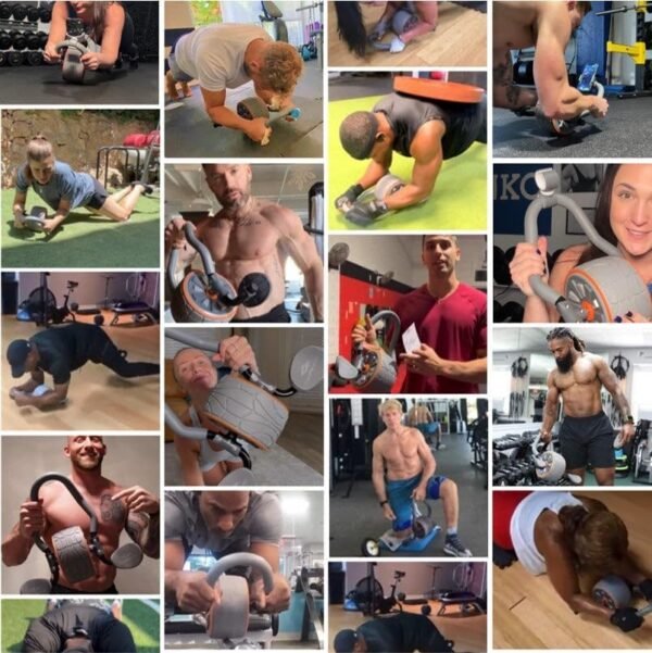 Official CoreFlex4D Dynamic Ab Roller with VIDEO TRAINING, G...