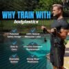 Bodylastics Resistance Band Set - Resistance Bands with Hand...