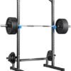 JX FITNESS Squat Rack Cage with Pull Up Bar,Adjustable Power...