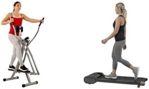 Sunny Health & Fitness SF-E902 Air Walk Trainer Elliptical M...