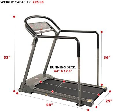 Sunny Health & Fitness Endurance Cardio Running Walking Trea...