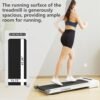GOYOUTH 2 in 1 Under Desk Electric Treadmill Motorized Exerc...