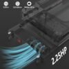 GOYOUTH 2 in 1 Under Desk Electric Treadmill Motorized Exerc...