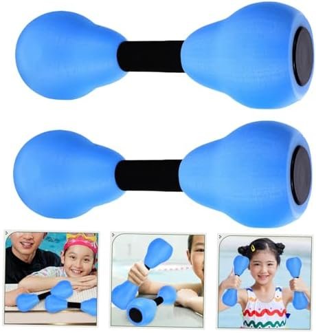 2pcs Water Sports Dumbbells Weighted Swim Gloves Adjustable ...