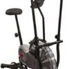 Sunny Health & Fitness Air Bike Fan Exercise Bike with Digit...