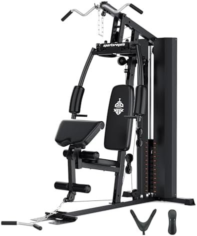 Sportsroyals Home Gym, Multifunctional Home Gym Equipment wi...