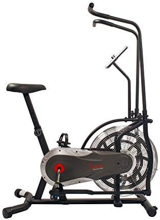 Sunny Health & Fitness Air Bike Fan Exercise Bike with Digit...