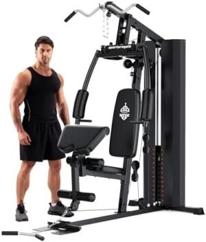 Sportsroyals Home Gym, Exercise Equipment with 154LBS Weight...