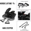 Mini Stepper & Stair Climber Machine - w/Resistance Bands Se...