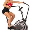 Sunny Health & Fitness Air Bike Fan Exercise Bike with Digit...