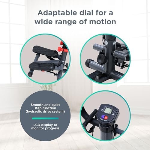 Multi-Function Mini Stepper 300+ lb Capacity - Exercise Step...