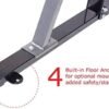Body Champ Power Rack System Adjustable Squat Rack Weight an...