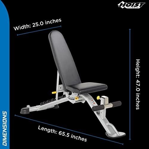 Weight Bench, 7-Position Adjustable Multi-Position Full-Body...