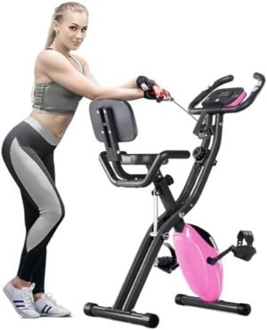 Merax 3 in 1 Adjustable Folding Exercise Bike Convertible Ma...