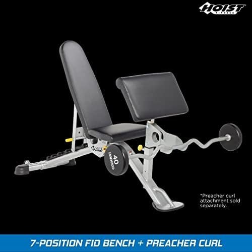 Weight Bench, 7-Position Adjustable Multi-Position Full-Body...