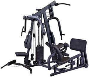 Body-Solid (EXM2500BLPS) Multi-Station Home Gym Machine, Arm...