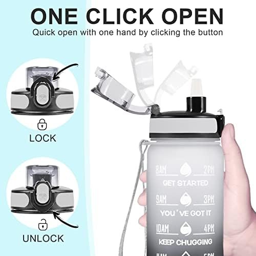 Enerbone 32 OZ Water Bottle, Leakproof BPA & Toxic Free, Mot...