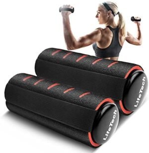 Hand Weights for Walking, 2.2 lbs Dumbbells Set of 2 with An...