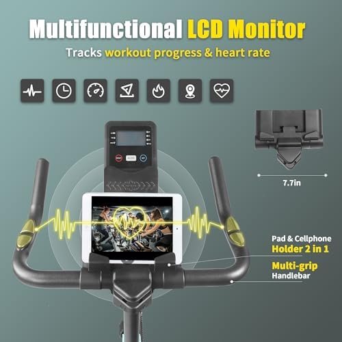 IFAST Indoor Exercise Bike Stationary, 330 lbs Weight Capaci...