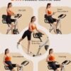 YOSUDA Exercise Bike, Folding Exercise Bike for Seniors 330L...