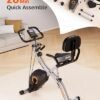YOSUDA Exercise Bike, Folding Exercise Bike for Seniors 330L...