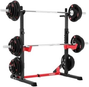 HARISON Multifunction Power Cage Adjustable Squat Rack, Heav...