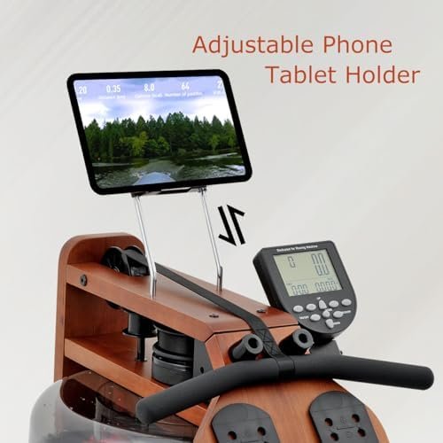 Water Rowing Machine for Home Use, Classic Solid Wood Rower ...
