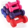 JBM Neoprene Dumbbell Pairs, 2-8lbs Hand Weight Set of 2 Non...