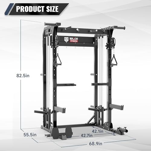 Multi-Functional All-in-One Power Rack Raptor F22, Squat Rac...