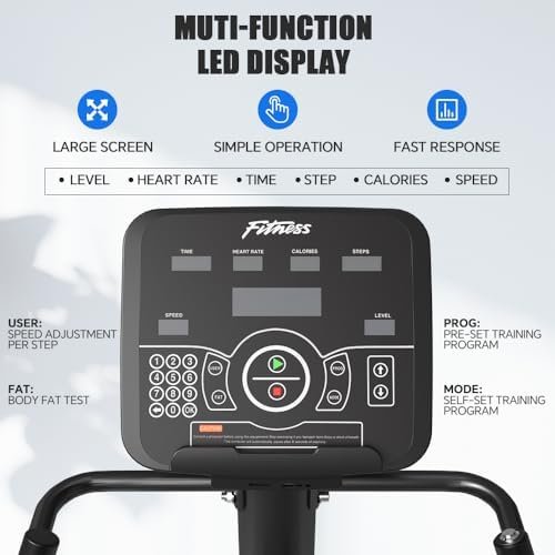 Stair Stepper with LED Screen, Commercial Grade Stepmill Exe...