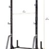 Body Champ Power Rack System Adjustable Squat Rack Weight an...