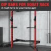 Mikolo Dip Bar Attachment for Squat Rack, Fit 2.36” x 2.36” ...