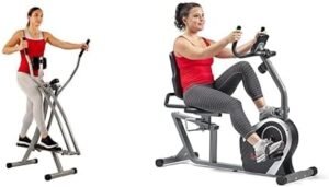 Sunny Health & Fitness SF-E902 Air Walk Trainer Elliptical M...