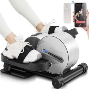 Under Desk Elliptical, Electric Seated Foot Pedal Exerciser ...