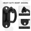 4PCS Wall Mount Workout Anchors, Resistance Bands Wall Ancho...